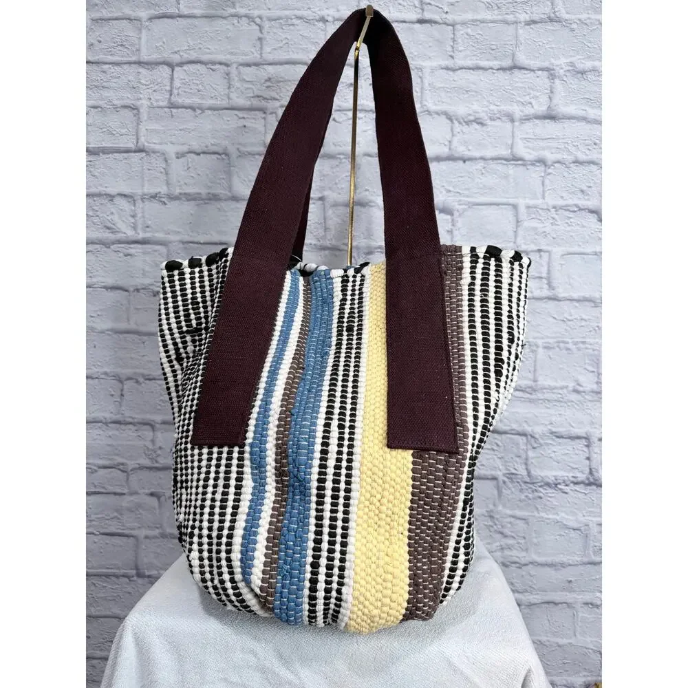 FREE PEOPLE Driftwood Rug Tote Bag NWT